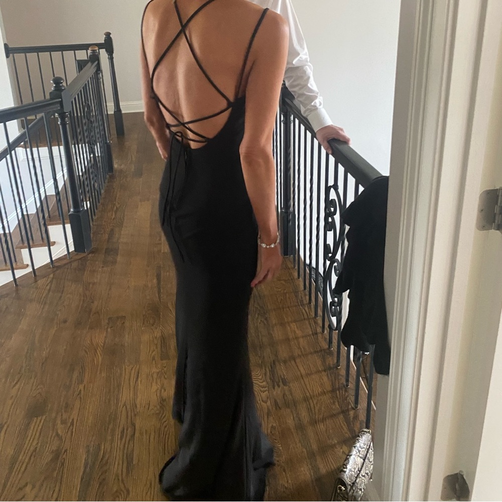 Black Prom Gala Ball gown dress